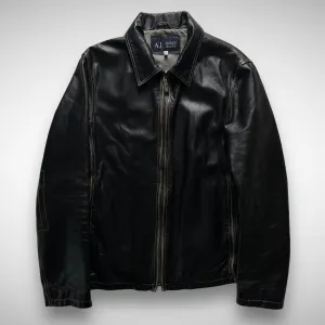 Armani Jeans Leather Jacket (2000s)