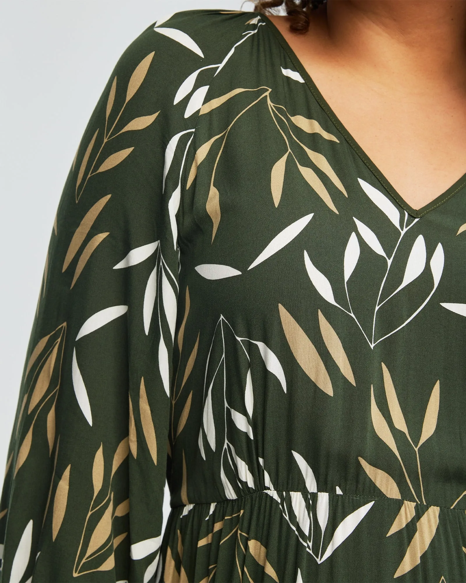 Brighton Summer Dress | OLIVE/MILK