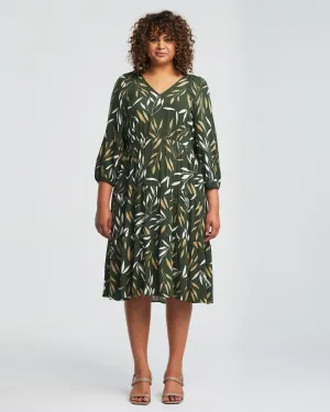 Brighton Summer Dress | OLIVE/MILK