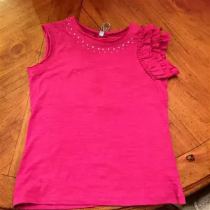 Cupcakes and Pastries Knit top w/ ruffles and Swarovski Rhinestones