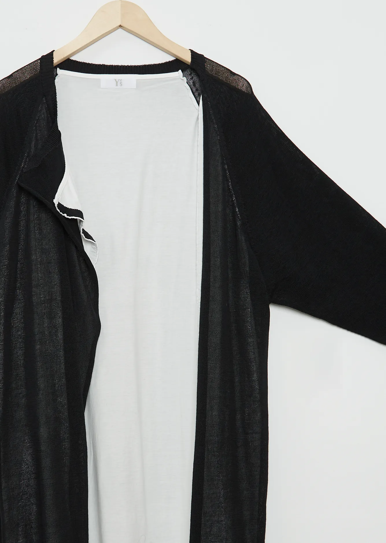 Cut Off Layered Cotton Jacket