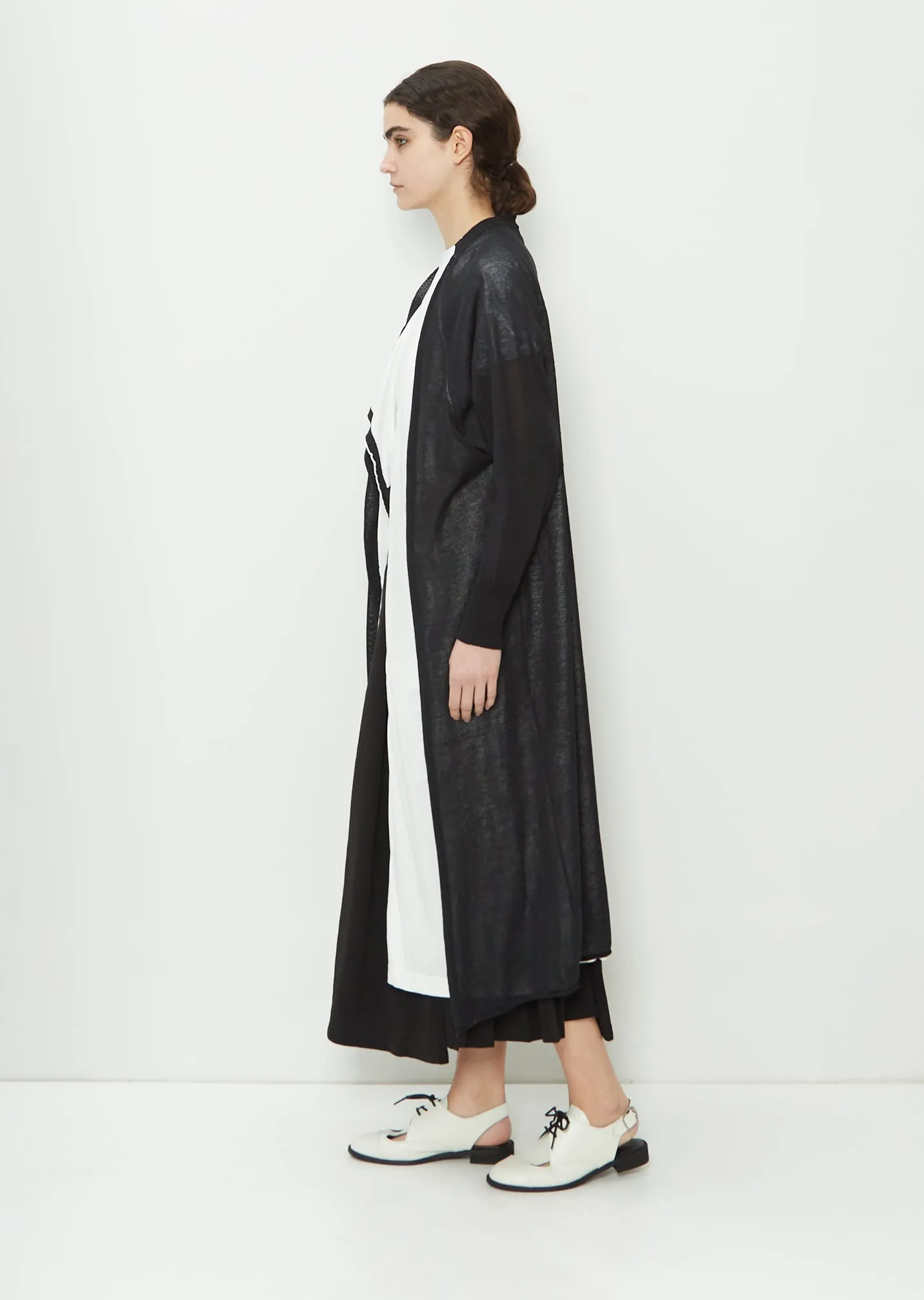 Cut Off Layered Cotton Jacket