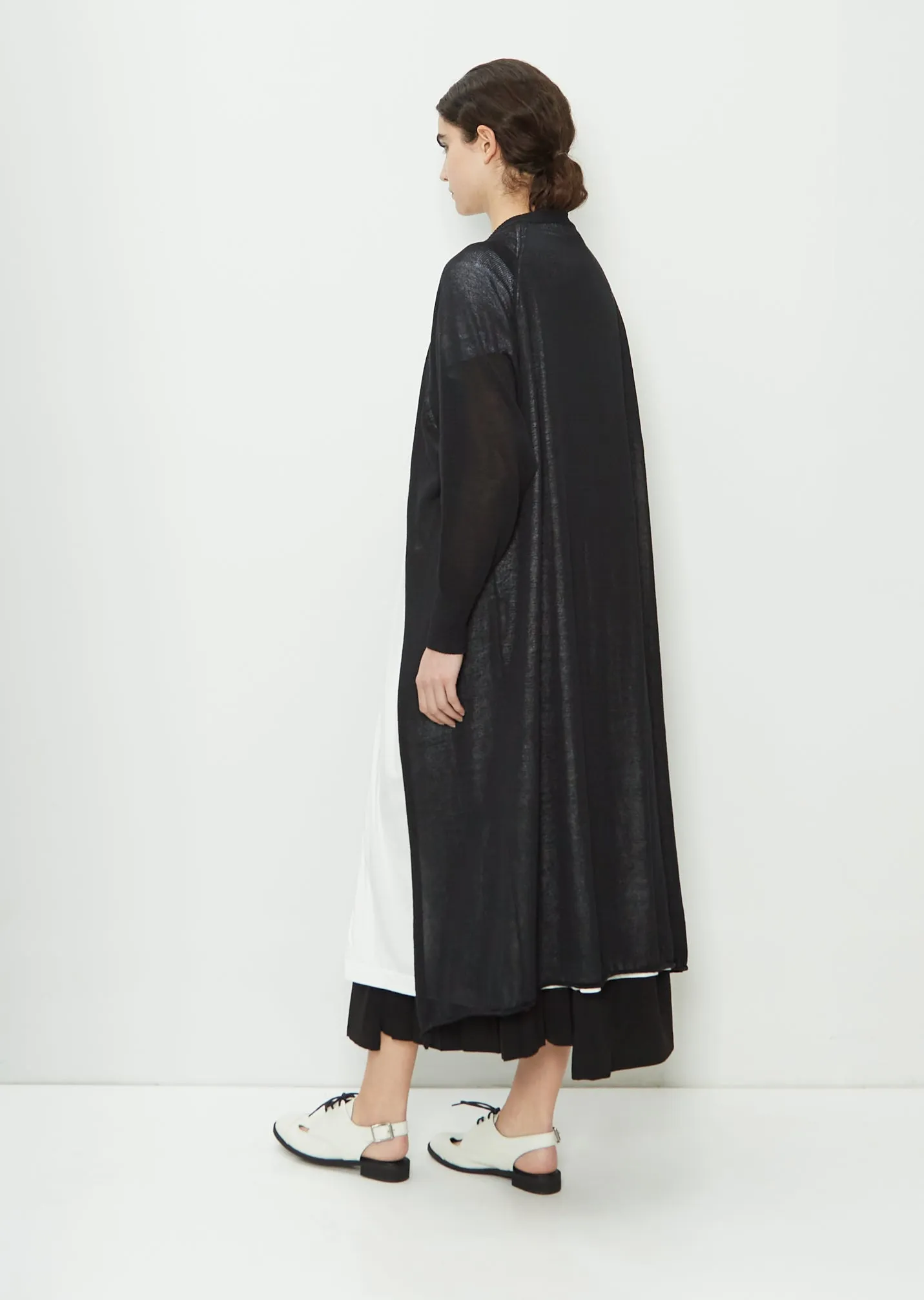 Cut Off Layered Cotton Jacket
