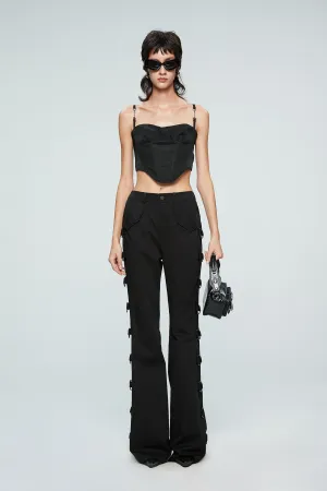 D-button bell bottoms
