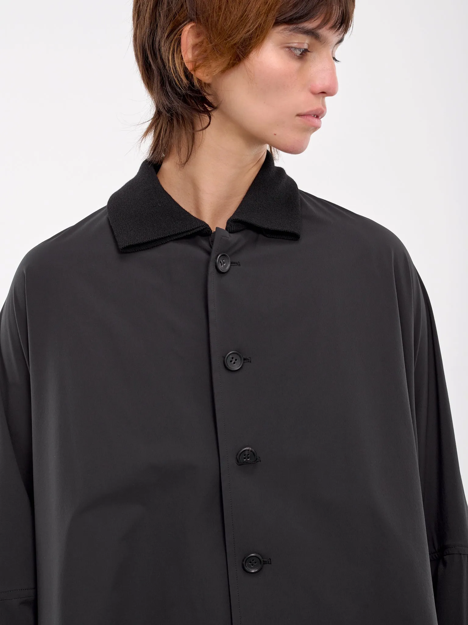 Double Layered Padded Coat (F0-C62-600-1-BLACK)