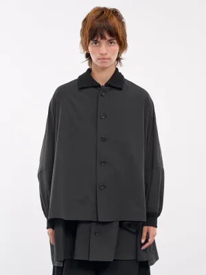 Double Layered Padded Coat (F0-C62-600-1-BLACK)