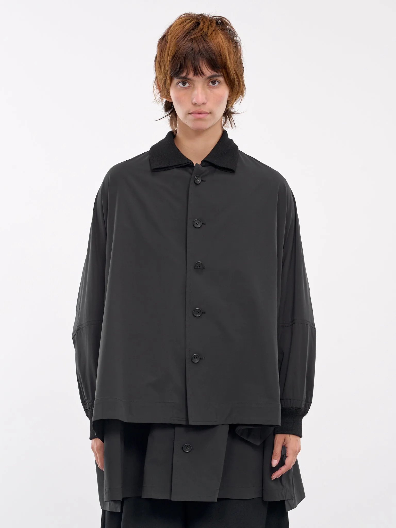 Double Layered Padded Coat (F0-C62-600-1-BLACK)