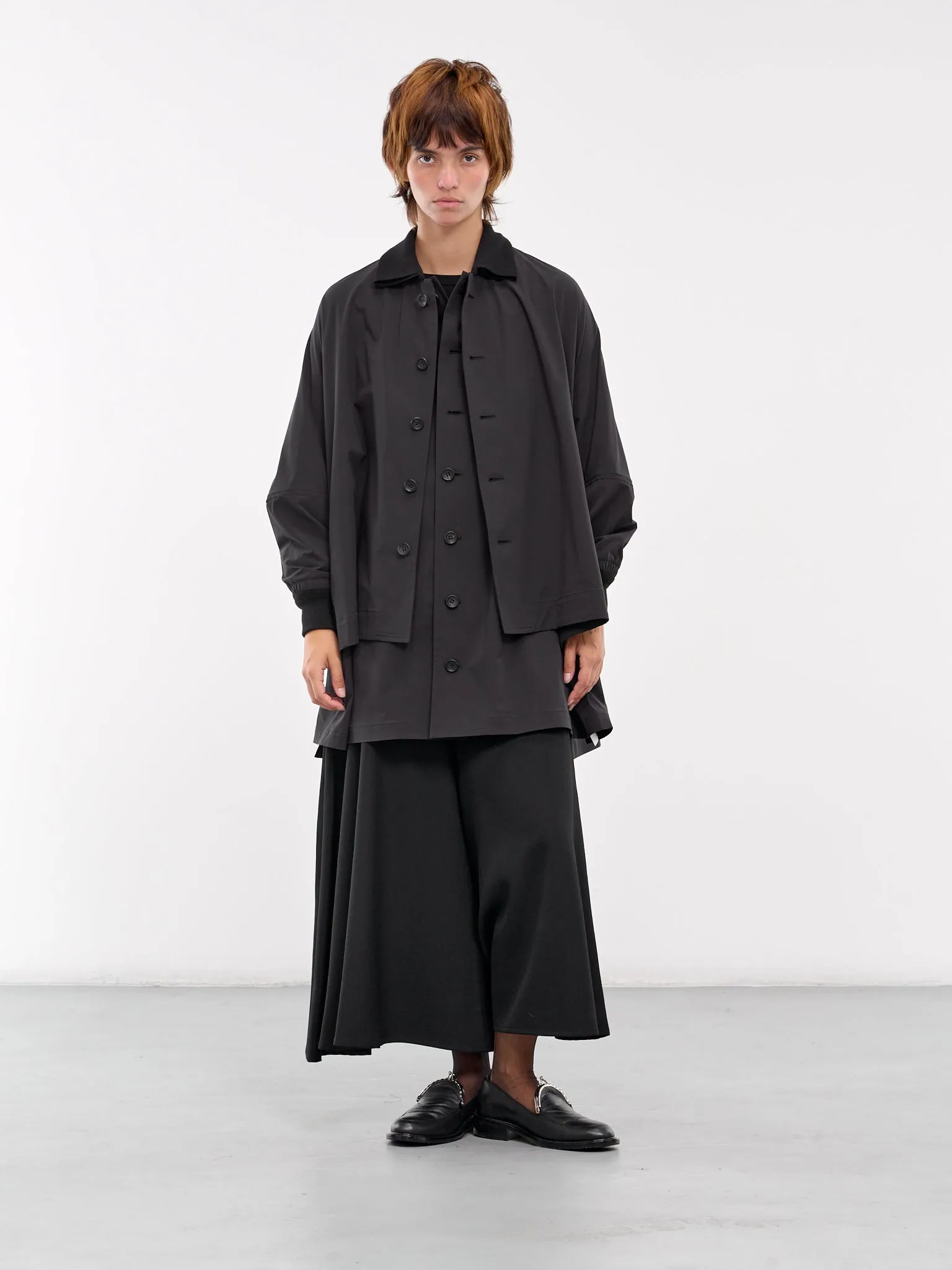 Double Layered Padded Coat (F0-C62-600-1-BLACK)