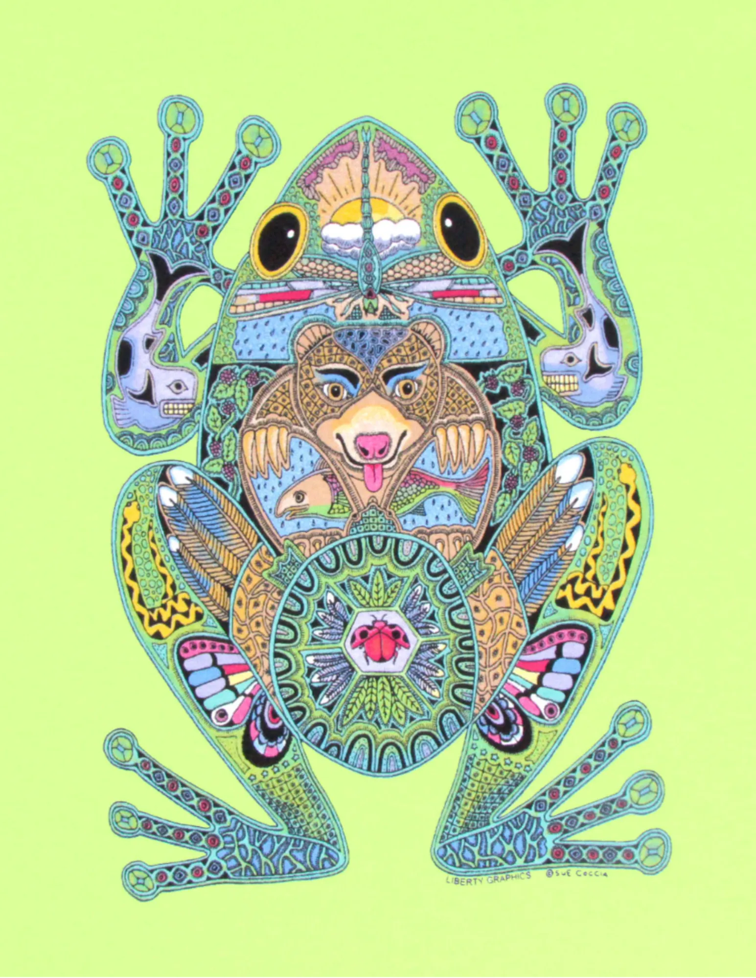 Earth Art Frog T-Shirt