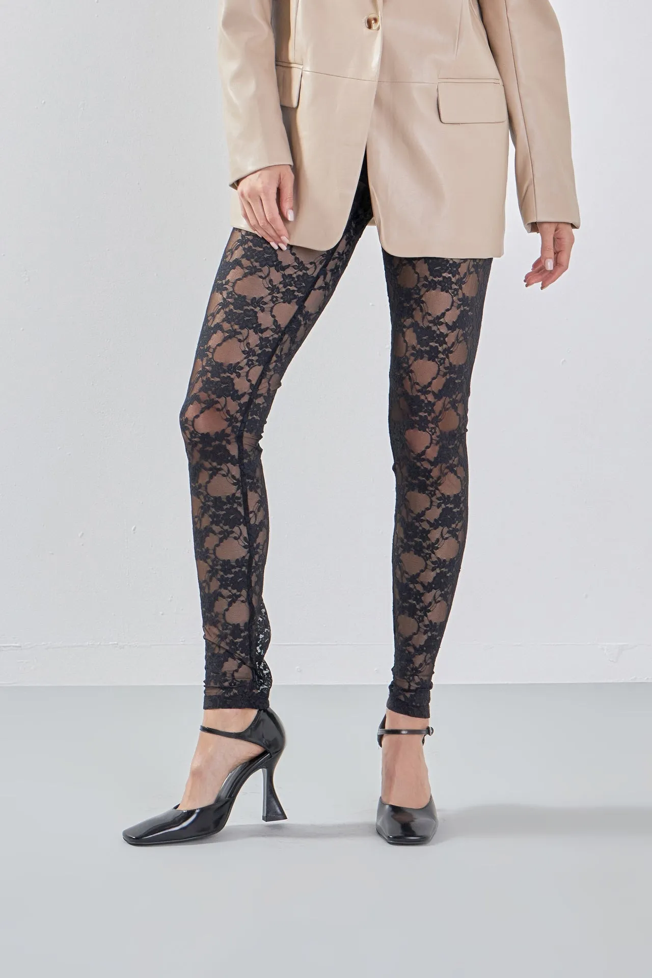 Floral Lace Leggings