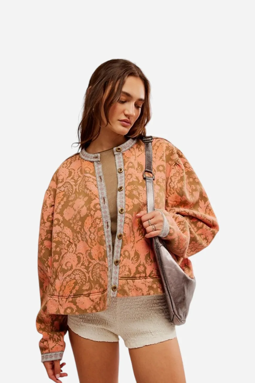 Free People Drifter Sweatshirt Earth Combo