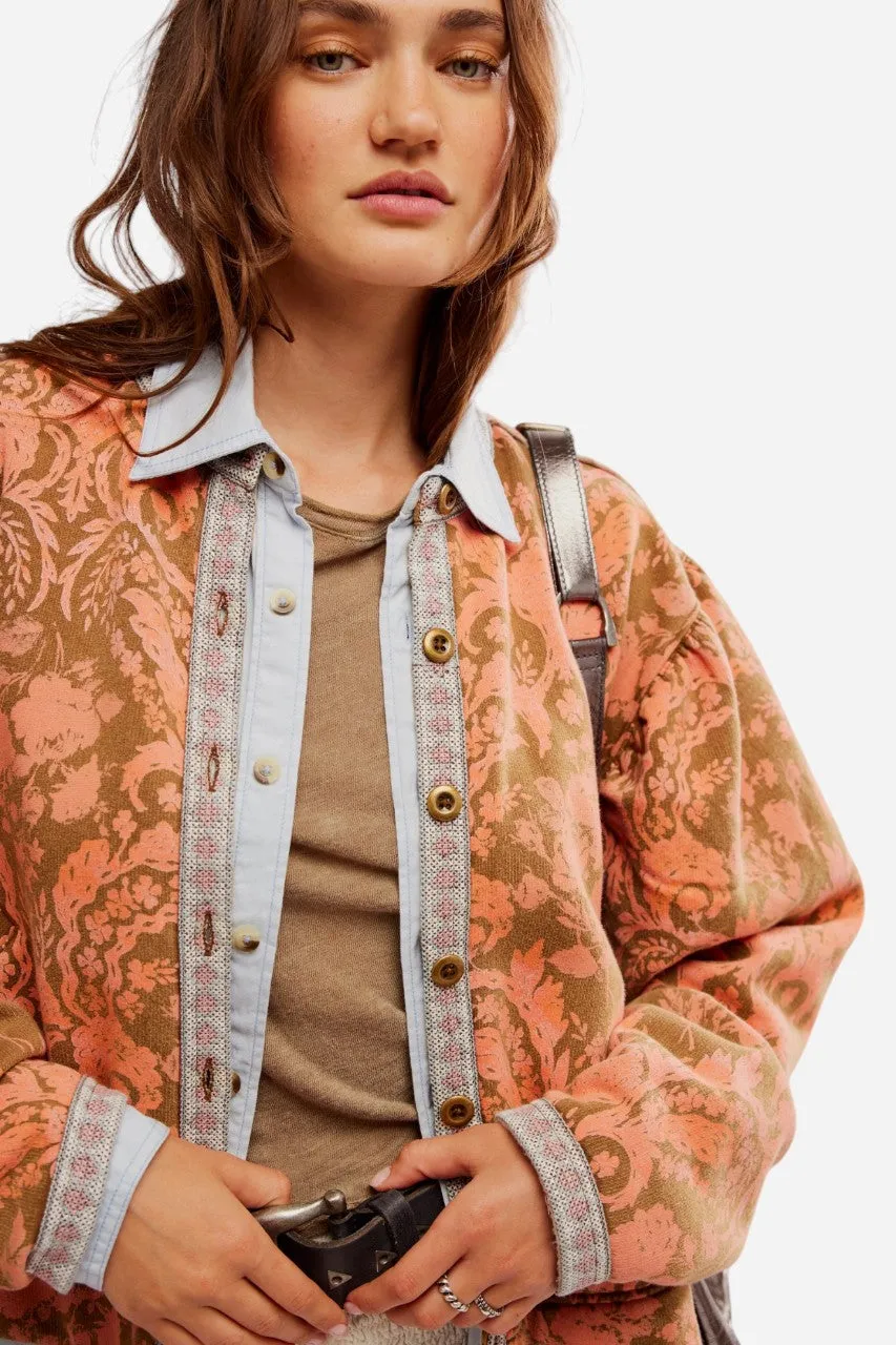 Free People Drifter Sweatshirt Earth Combo