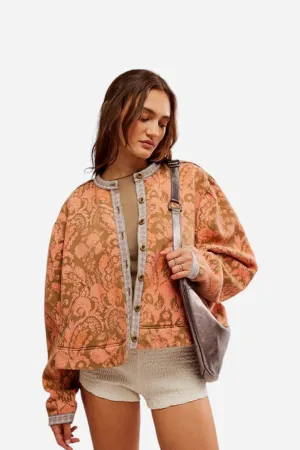 Free People Drifter Sweatshirt Earth Combo
