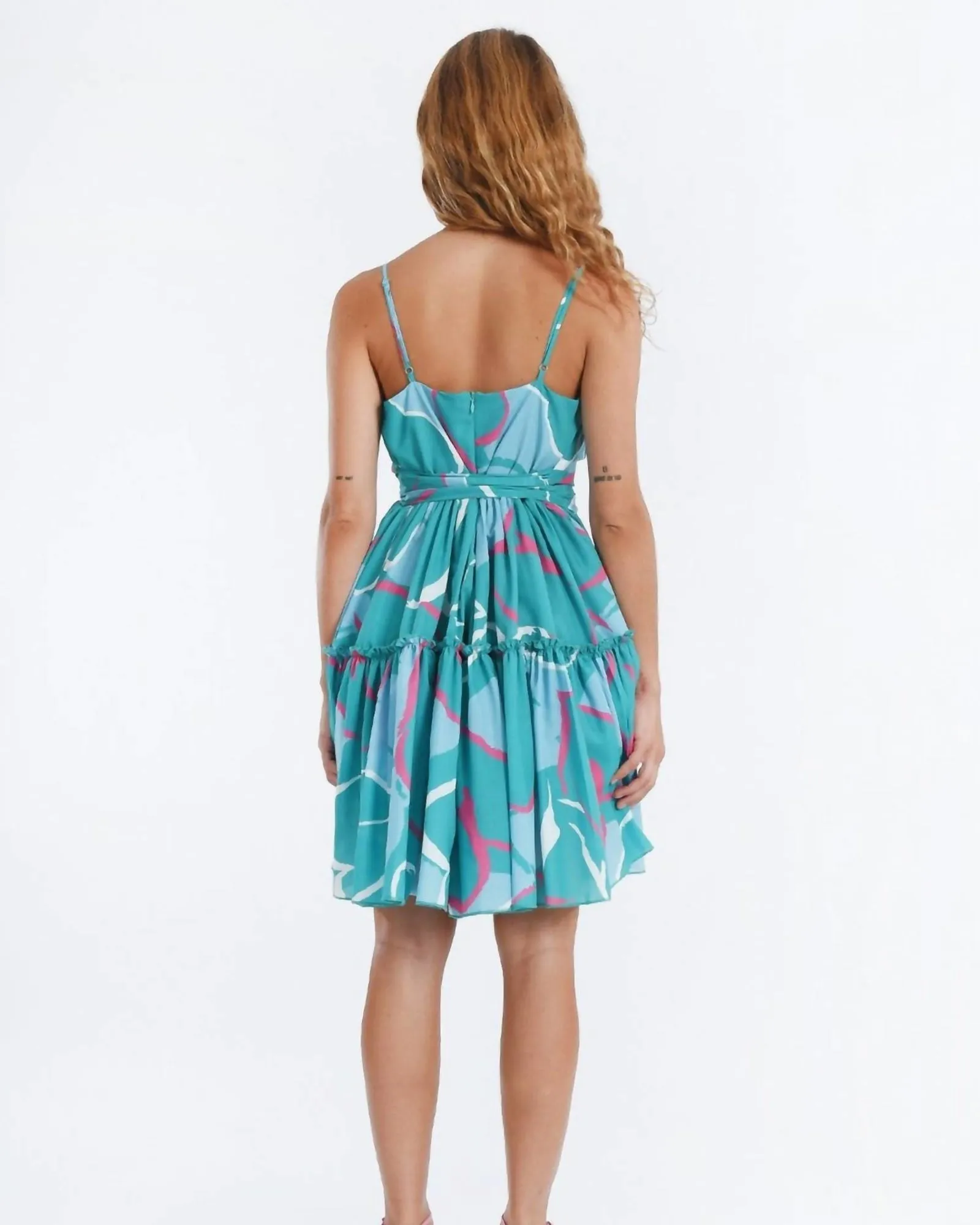 Hannah Mini Dress in Green Hannah | Green Hannah