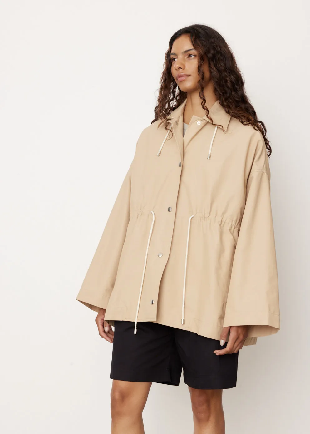 Hooded Cotton-Nylon Parka