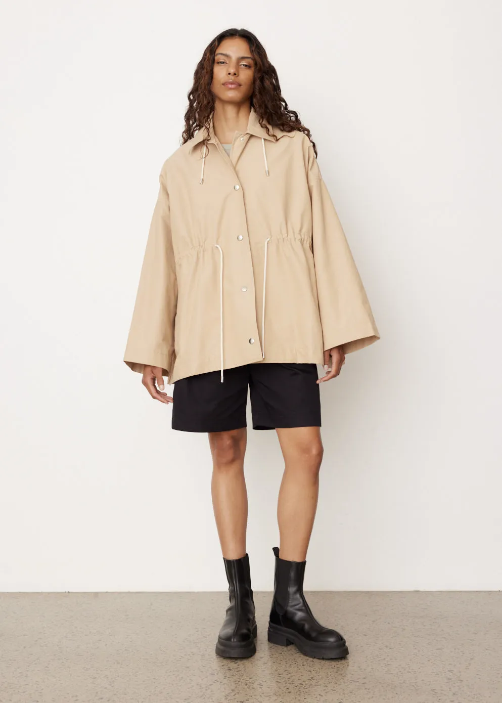 Hooded Cotton-Nylon Parka