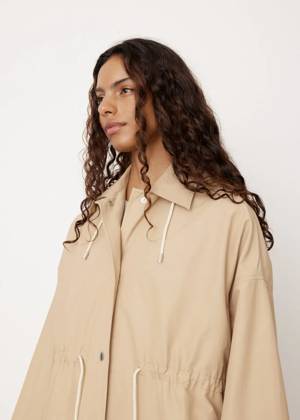 Hooded Cotton-Nylon Parka