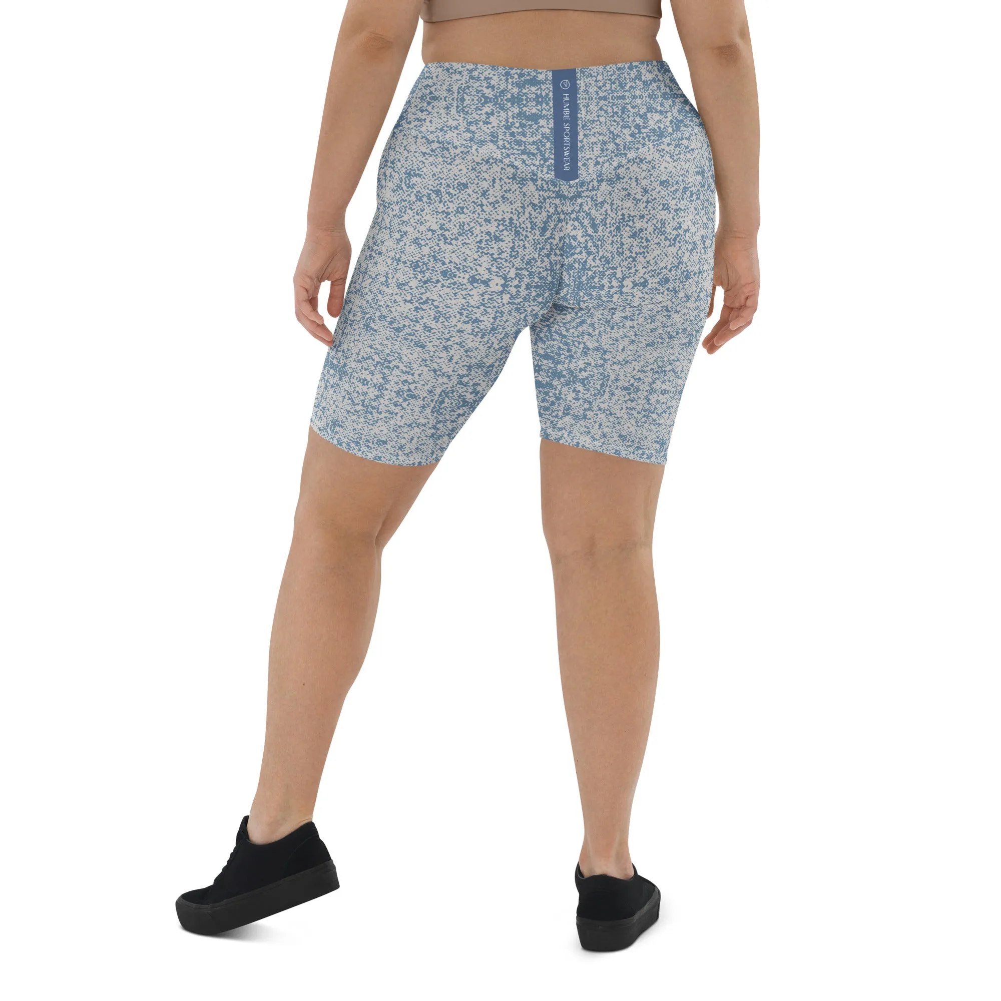 Humble Sportswear™ Rylee Blue High Waist Shorts