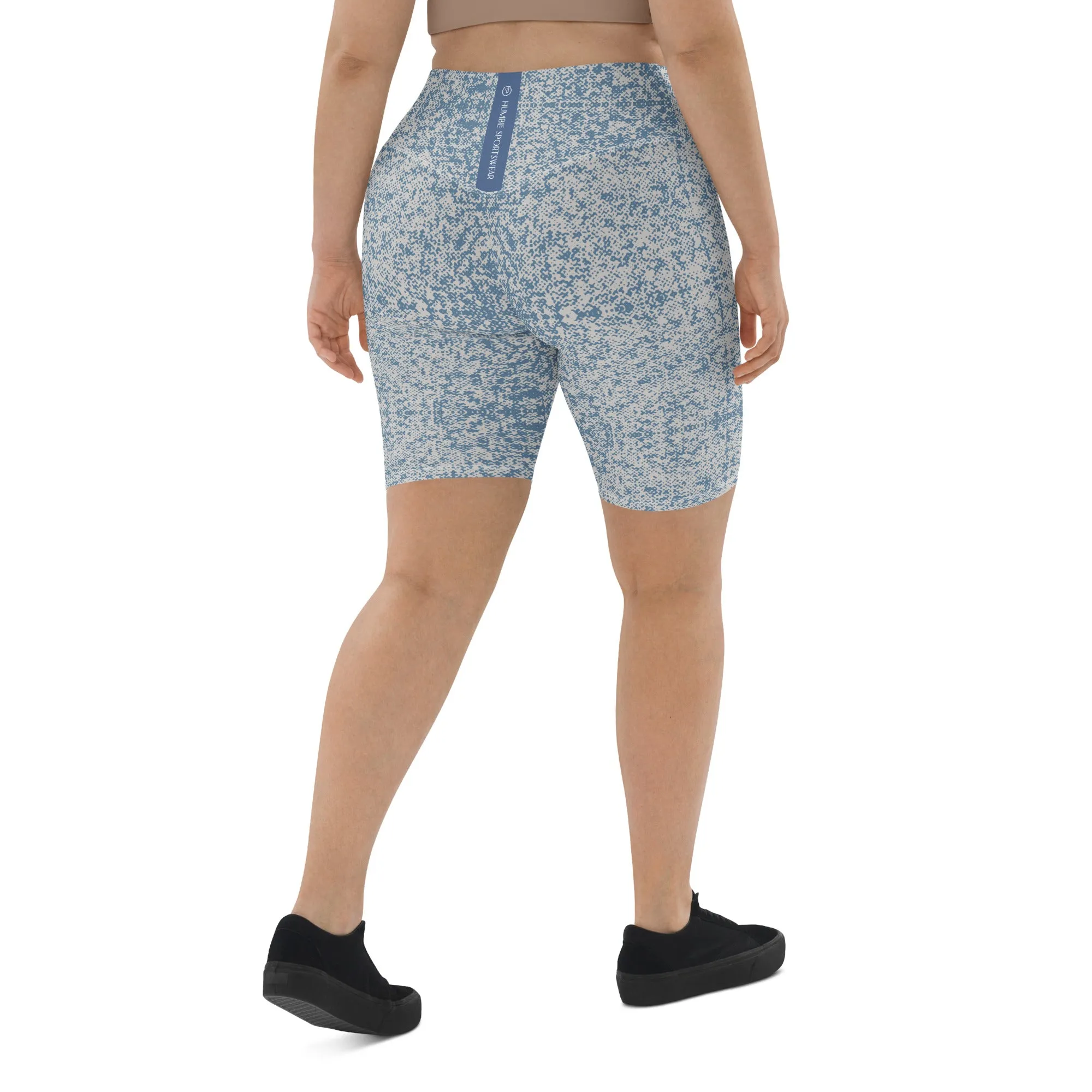 Humble Sportswear™ Rylee Blue High Waist Shorts