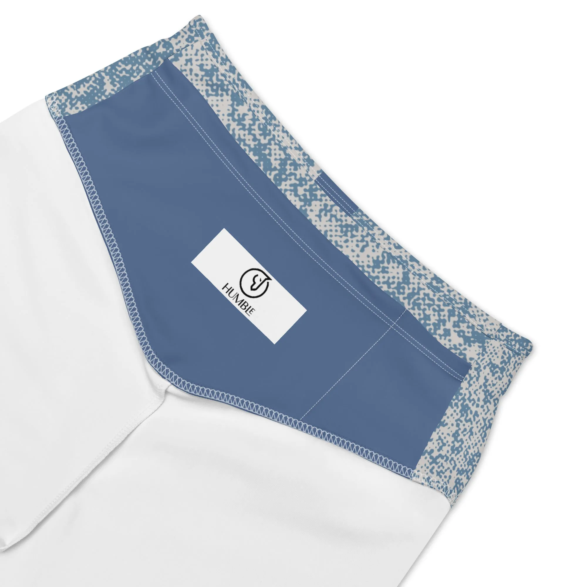 Humble Sportswear™ Rylee Blue High Waist Shorts