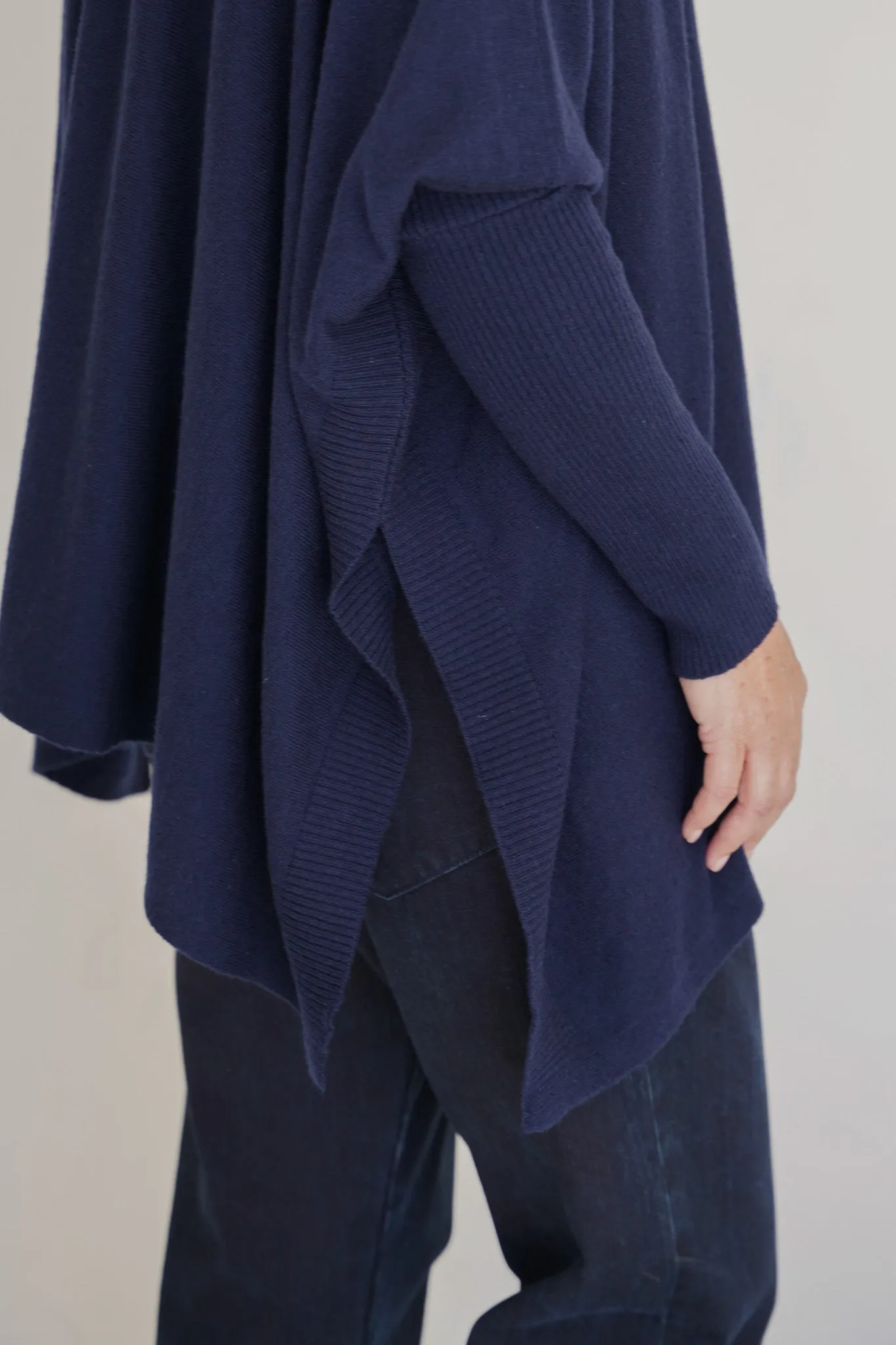 Ink Short Poncho