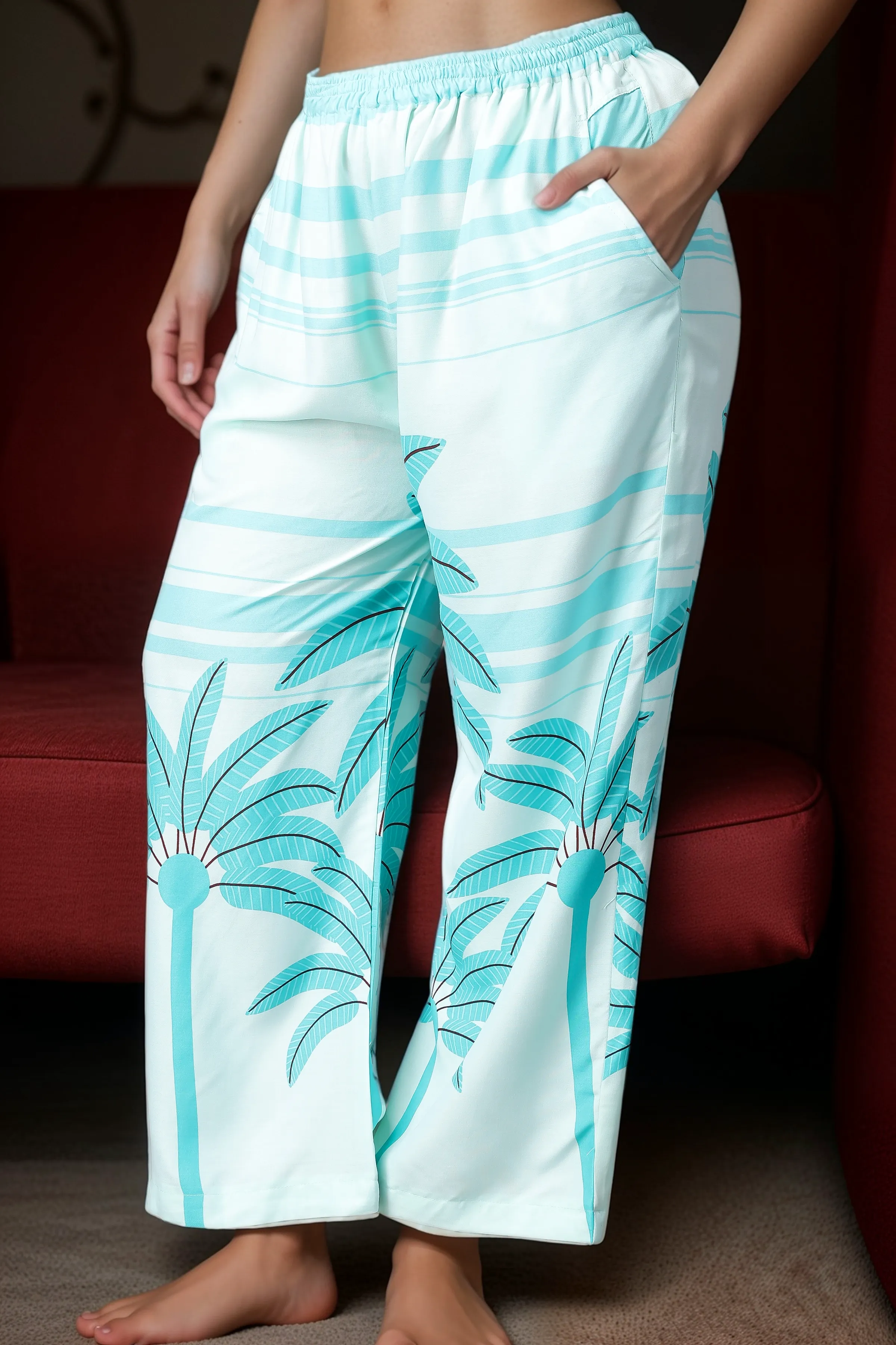 Island Retreat Rayon Palazzo