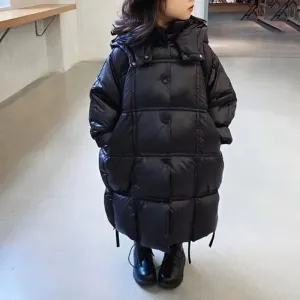 Kid Girls Winter Down Jacket Thickness Coats Children Winter Autumn Outerwear - GPJ2780
