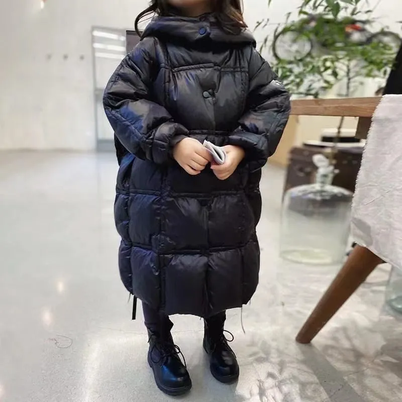 Kid Girls Winter Down Jacket Thickness Coats Children Winter Autumn Outerwear - GPJ2780
