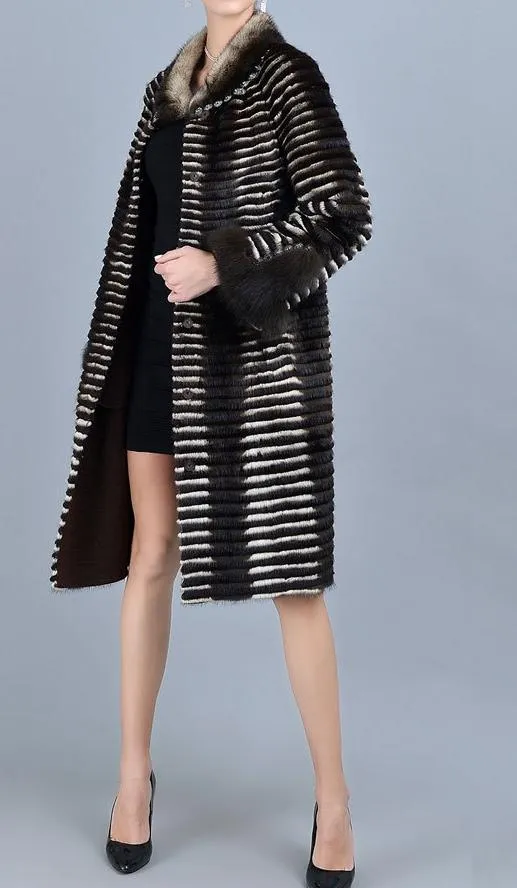 Knitted Mink Fur Coats
