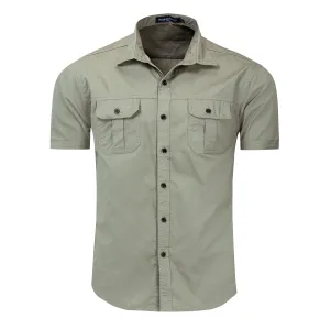 Men's Outdoor Military 100% Cotton Shirt