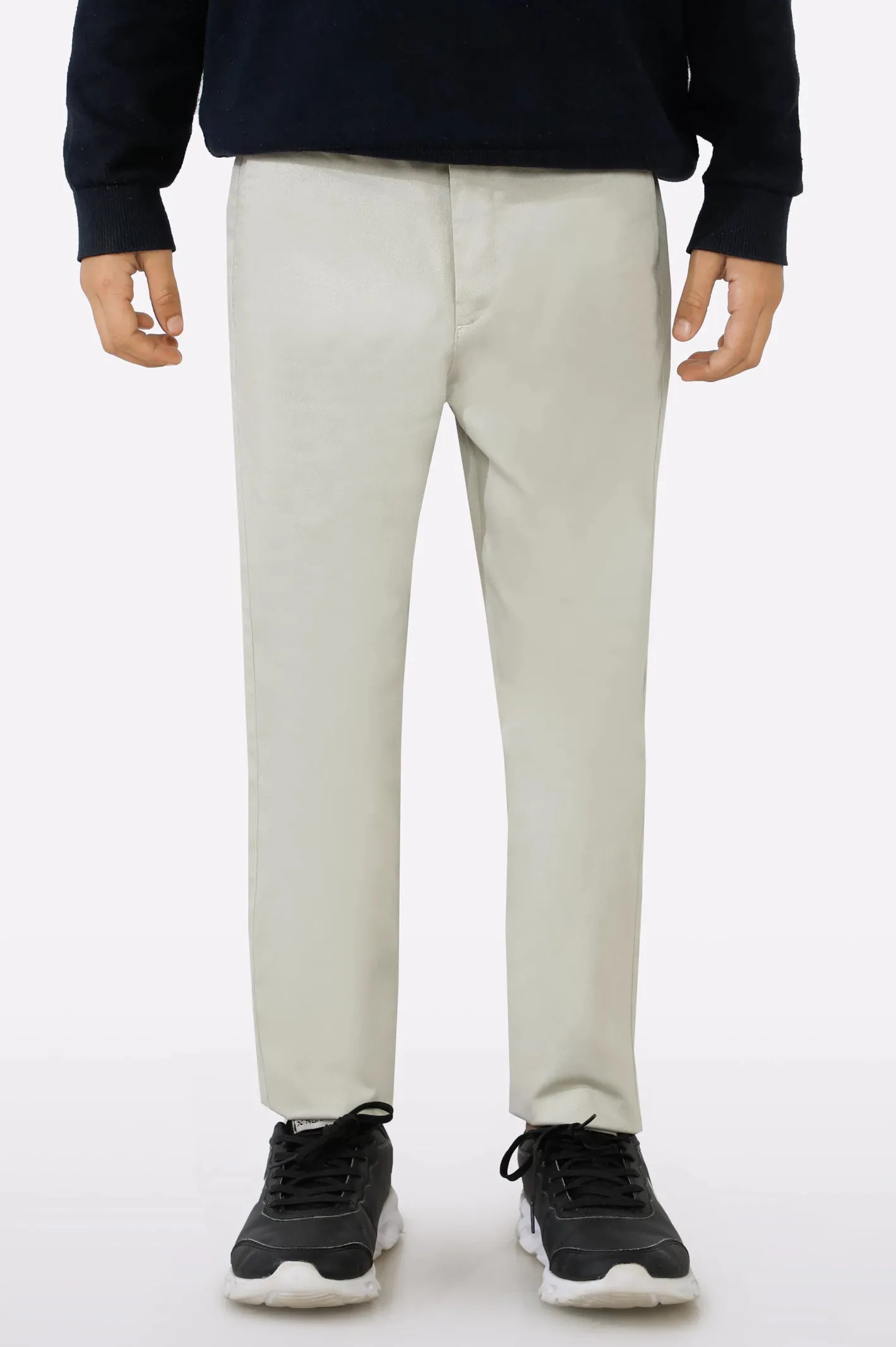Sand Cotton Chinos For Boys