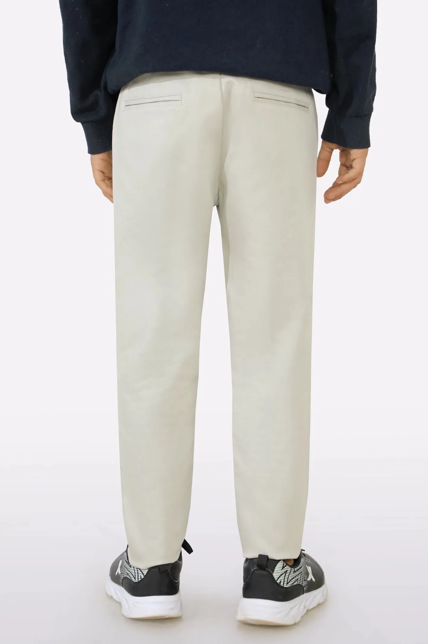 Sand Cotton Chinos For Boys