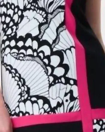 Sleeveless Dress In Black/Multi | Black/Multi