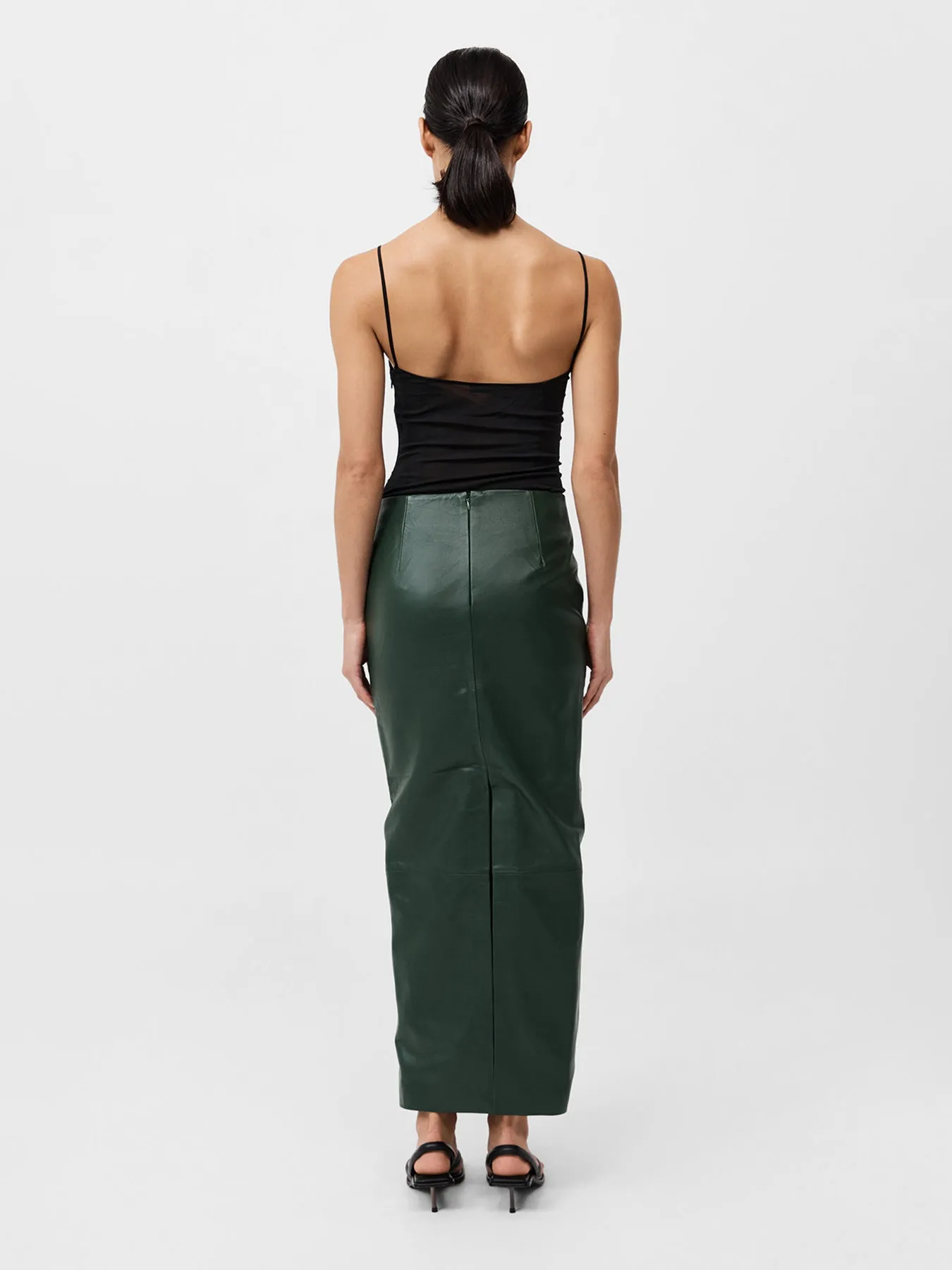 St. Agni Silk Cami Black