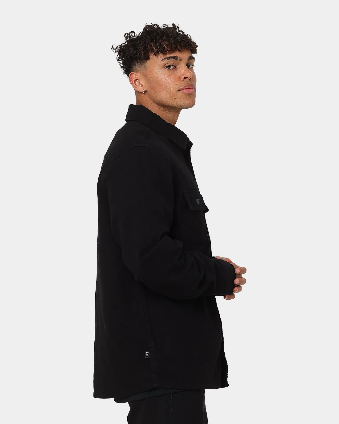 Stussy Workwear Long Sleeve Shirt Black