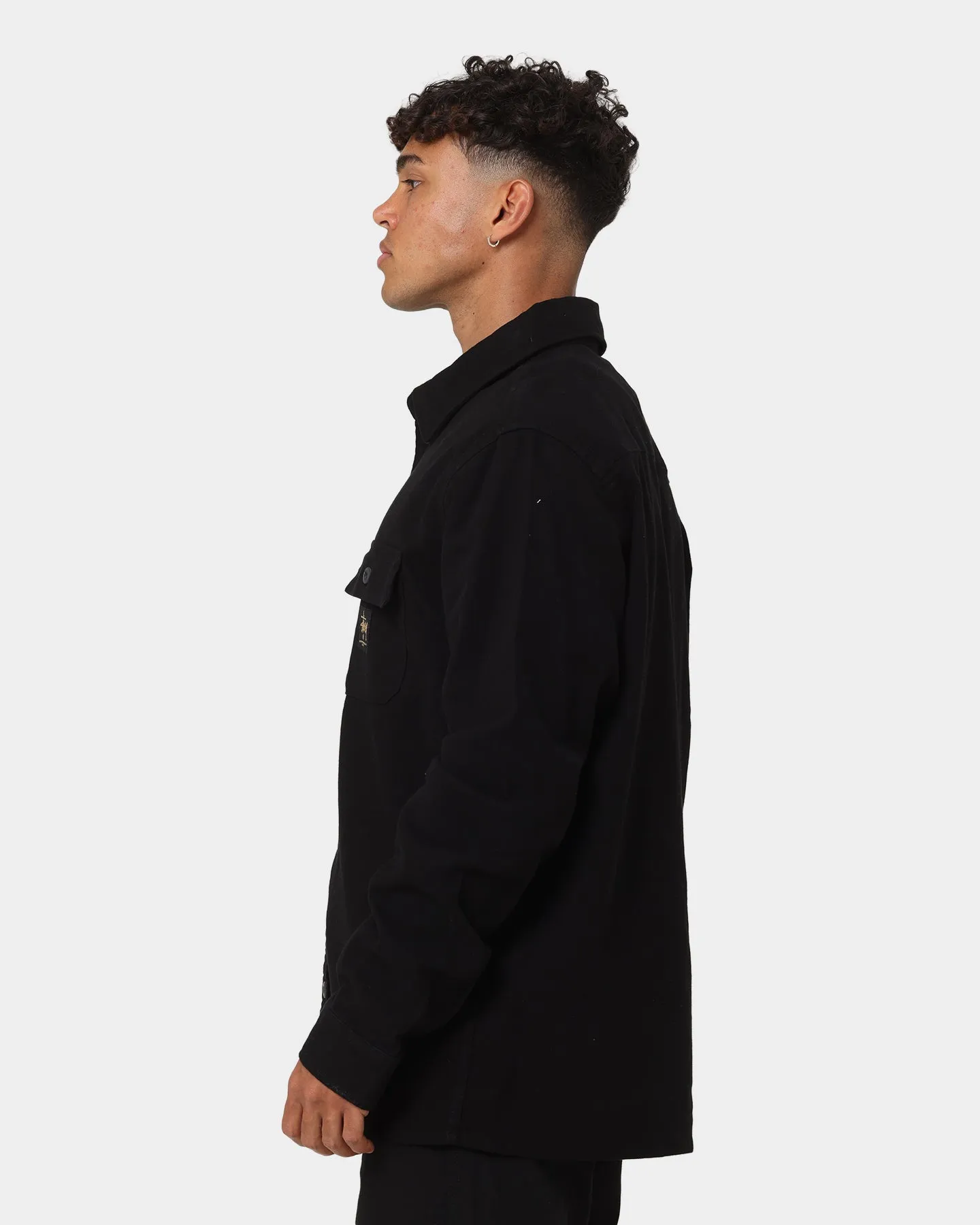 Stussy Workwear Long Sleeve Shirt Black