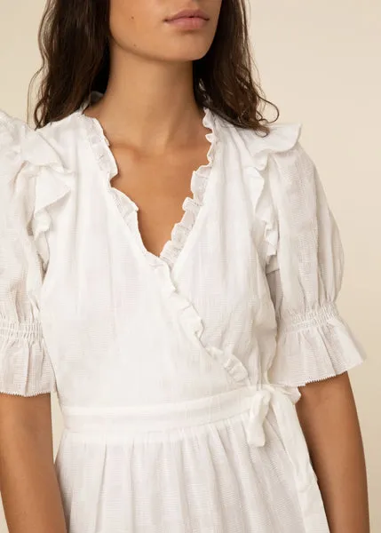 The Linsay Surplice Maxi Dress by FRNCH