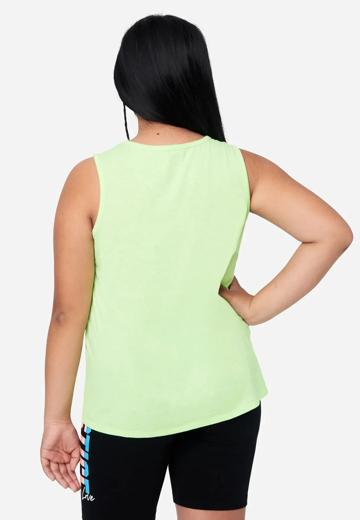 Tie Front Graphic Tank
