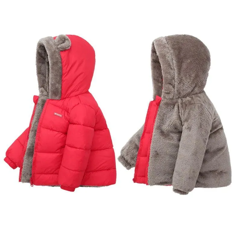 Unisex Solid Color Hooded Cashmere Jacket