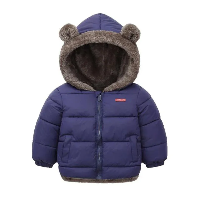 Unisex Solid Color Hooded Cashmere Jacket