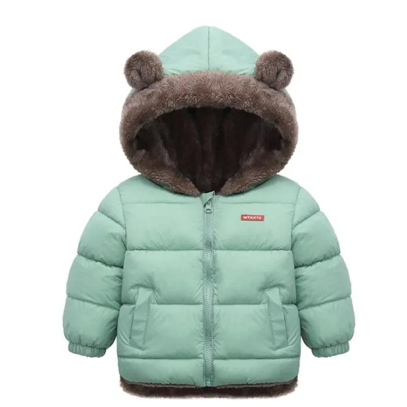 Unisex Solid Color Hooded Cashmere Jacket